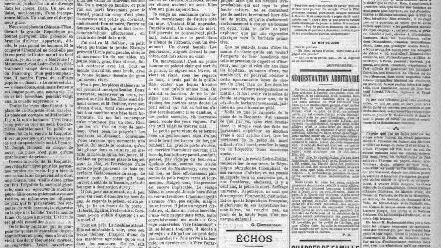 Une de La Justice, 23 mai 1894.