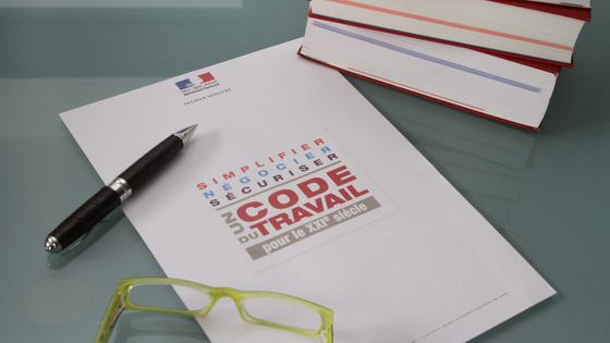 Illustration réforme du Code du Travail. ©Maxppp - Jean-François FREY/PHOTOPQR/L'ALSACE