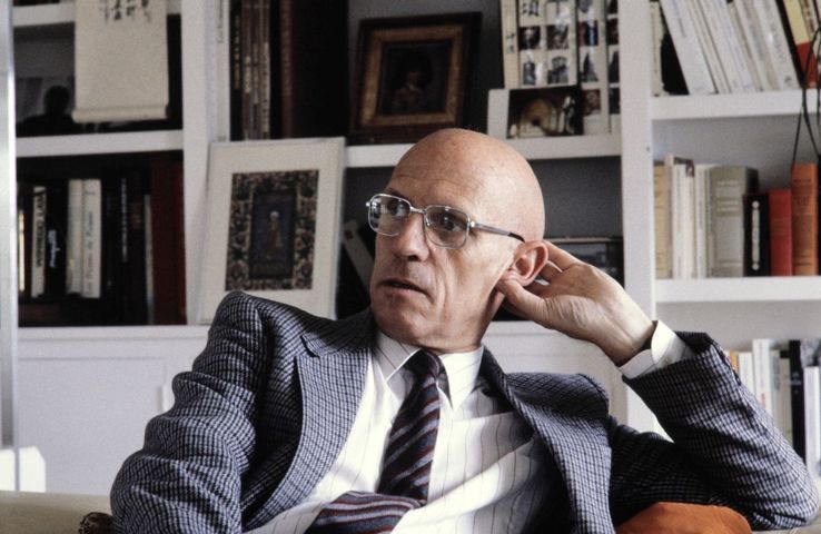 Michel Foucault en 1984 à Paris.