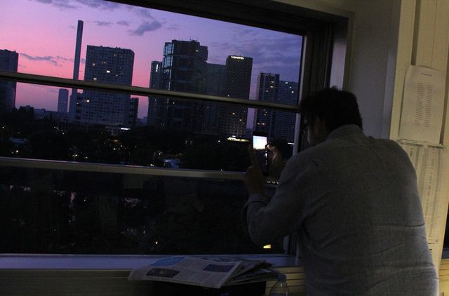 Philippe Lefébure immortalise le lever de soleil du jour