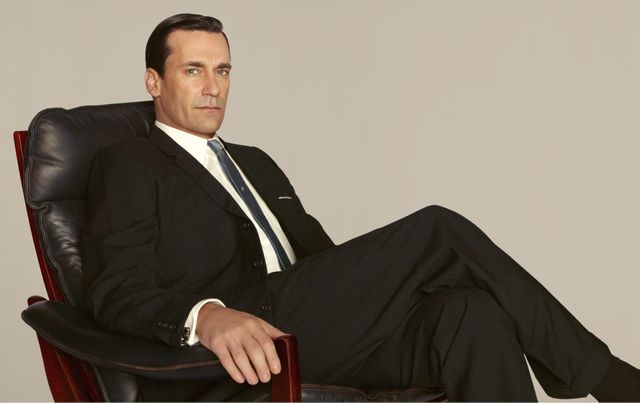 Jon Hamm, interprète du mâle alpha Don Draper dans la série "Mad Men"