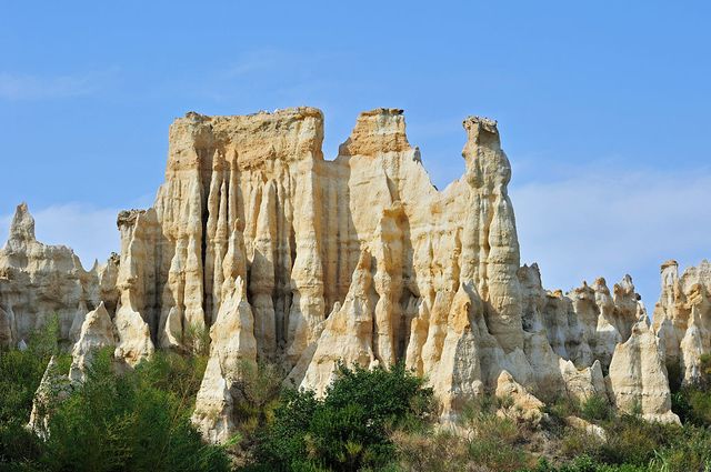 L'étrange formation rocheuse de l'Ille-sur-Têt dans les Pyrénées Orientales