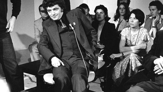 Jean-Patrick Manchette sur le plateau d'Apostrophe en 1979 ©Getty - Louis MONIER