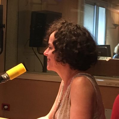 Agnès Desarthe au micro de Yvan Amar