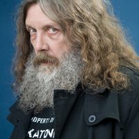 Alan Moore au Festival international du livre d'Édinbourg en 2010
