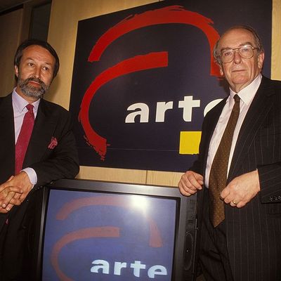 Inauguration d'Arte le 30 mai 1992