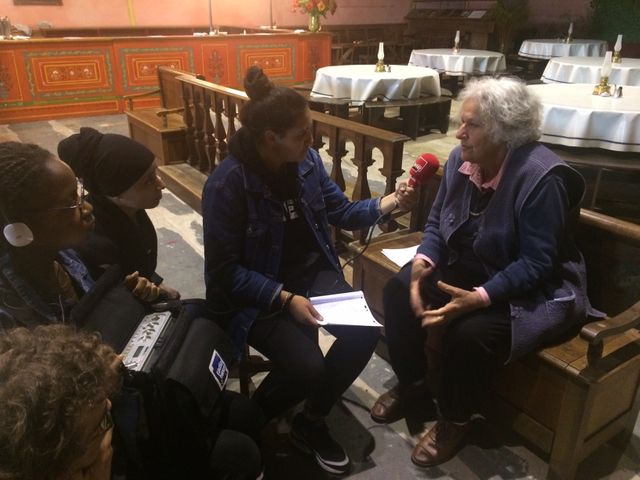 Ariane Mnouchkine interviewée par Ambre, élève du lycée Voillaume d'Aulnay-Sous-Bois