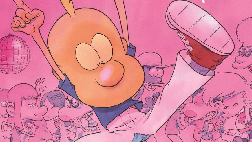 Détail de la couverture du Tome 15 de Titeuf, "A fond le slip !" de Zep