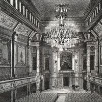 Salle Erard, Paris. Gravure de 1885