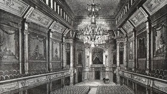 Salle Erard, Paris. Gravure de 1885