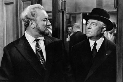 Pierre Brasseur et Jean Gabin dans "Les grandes familles" de Denys de la Patellière en 1958 Pierre Brasseur et Jean Gabin dans "Les grandes familles" de Denys de la Patellière en 1958