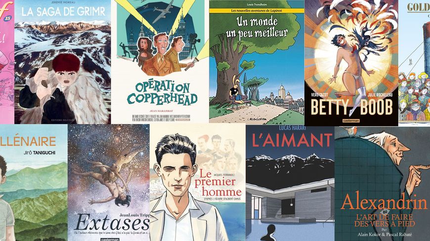 Couvertures des BD de la sélection de la rentrée 2017 de France