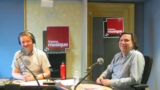 Skip Sempé et Benjamin François au studio 142 de la Maison de la Radio (juin 2017) ©Radio France - Annick Haumier