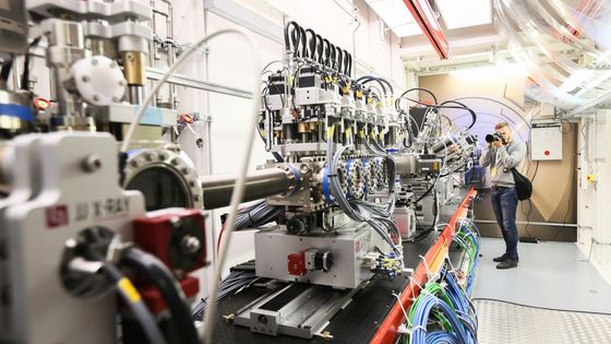 Le laser européen XFEl, le plus puissant et le plus long du monde ©AFP - ULRICH PERREY / DPA