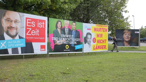 Elections en Allemagne ©Maxppp - Jean-François Frey