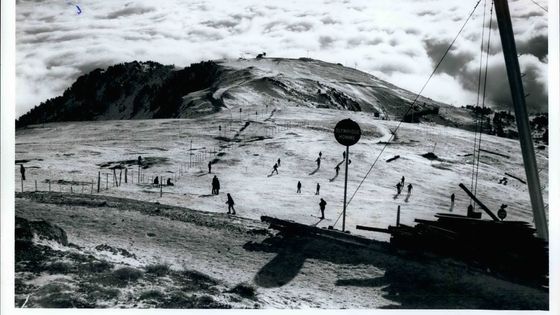 Site des JO de Grenoble en 1968 : Chamrousse ©Maxppp - Keystone Pictures USA