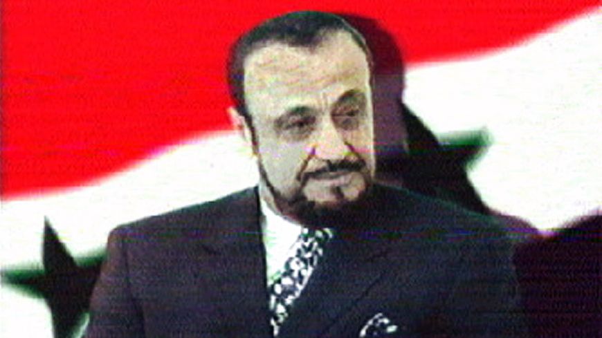 Rifaat Al-Assad le 12 juin 2000 sur la chaîne de télévision Arab News Network