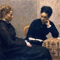 La lecture, huile sur toite de Henri Fantin-Latour (1877)