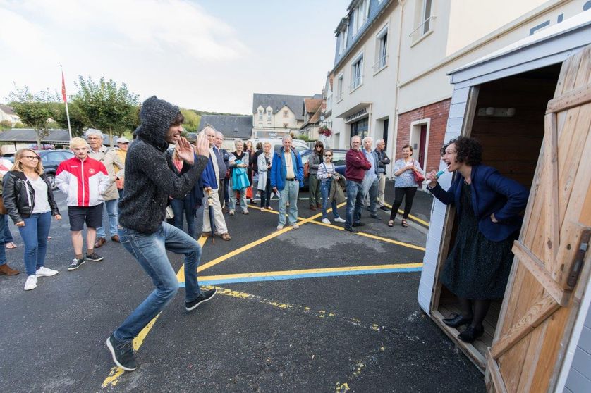 "Protagoras", vue de "Un festival à Villerville"