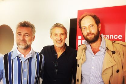 Darren Tulett, Antoine de Caunes et Olivier Guez Darren Tulett, Antoine de Caunes et Olivier Guez