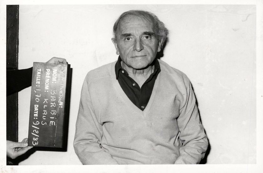 Klaus Barbie dans sa cellule à Montluc, en 1983