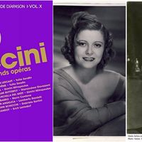 Puccini (mais pas seulement...) avec quelques interprètes légendaires. À droite, Maria Jeritza (dans Tosca), et au centre la Roumaine Maria Cebotari...
