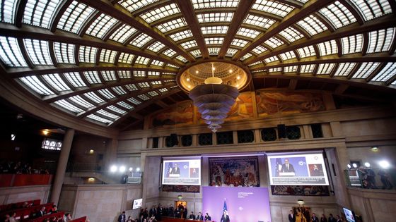 Conseil économique social et environnemental, Palais Iéna, 2015 ©Reuters - Charles Platiau