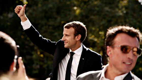 Le Président en Grèce vendredi 8/9 appelant à refonder l'Europe.. et à réformer la France ©AFP - Alexandros Michailidis / SOOC