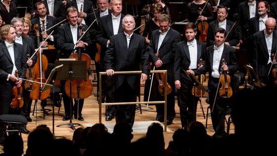 Daniel Barenboim et des membres de sa Staatskapelle de Berlin. A la Philharmonie de Paris - Salle Pierre Boulez les 09 et 10 septembre 2017 - Philharmonie de Paris 2016 - photo by Ava du Parc
