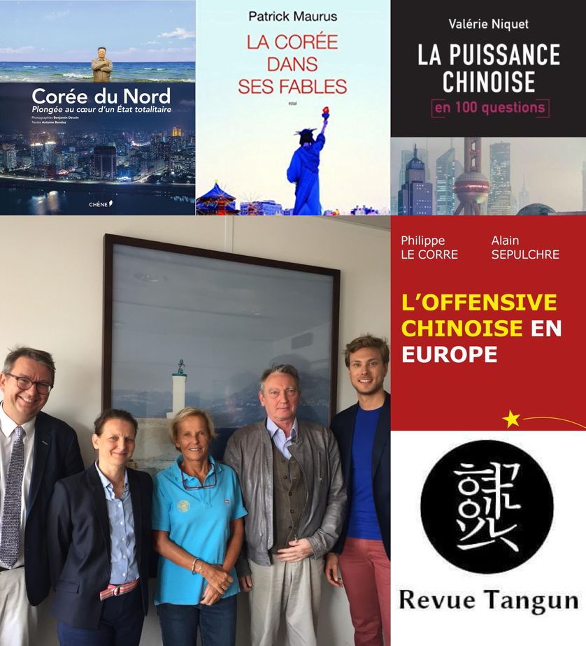 E. Chol, V. Niquet, C. Ockrent, P. Maurus et A. Bondaz à France Culture et bibliographie sur la Corée (Ed. du Chêne, Actes Sud, Tallandier, Fayard et revue Tangun)