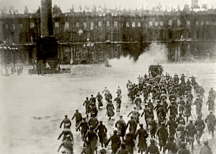 Prise du palais d'hiver en 1917