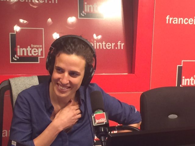 Caroline Gillet dans le studio de Babel-sur-Seine