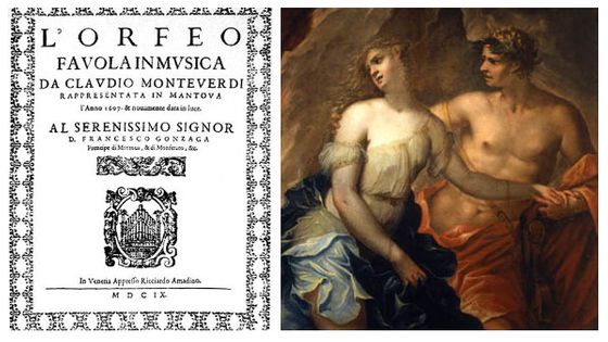 Affiche de "L'Orfeo", 1609 / Orfeo et Euridice, XVIIe - Frederico Cervelli