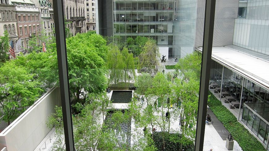 Le jardin des sculptures du MoMA (Museum of Modern Art) à New York