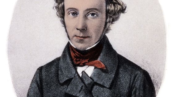 Portrait d'Alexis de Tocqueville (Alexis Charles Henri Cleral de Tocqueville) (1805 - 1859), historien et homme politique français. - LEEMAGE