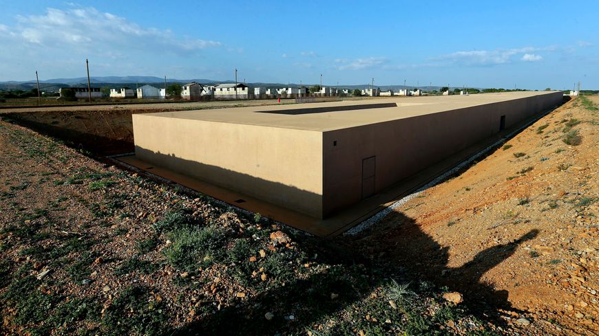 Le mémorial du camp de Rivesaltes.