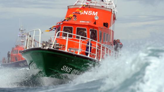 Vedette de la SNSM (Société Nationale de Sauvetage en Mer) ©AFP - Crédits : FRED TANNEAU / AFP - AFP