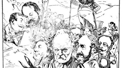 Hope, illustration de la couverture des "Biographies contemporaines" d’Alfred Carel, Capiomont aîné, Calvet & Cie, novembre 1880. Musée Carnavalet, Cliché A. Sandras-Fraysse. - Hope/Agnès Sandras-Fraysse/Musée Carnavalet