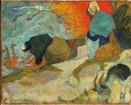 Gauguin Laveuse à Arles 1888
