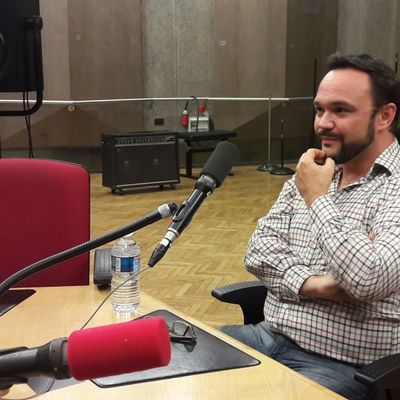 Benoît Menut au studio 107