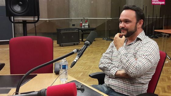 Benoît Menut au studio 107 ©Radio France - Soizic Noël