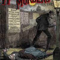 "Jack the Ripper - The Whitechapel Murders - The Mysteries of the East End ", 1888 - Il s'agit d'une publication sur Jack l’éventreur publiée au moment de l'affaire