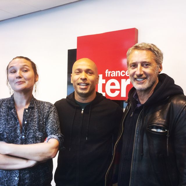 Charline Roux, eric judor et Antoine de Caunes