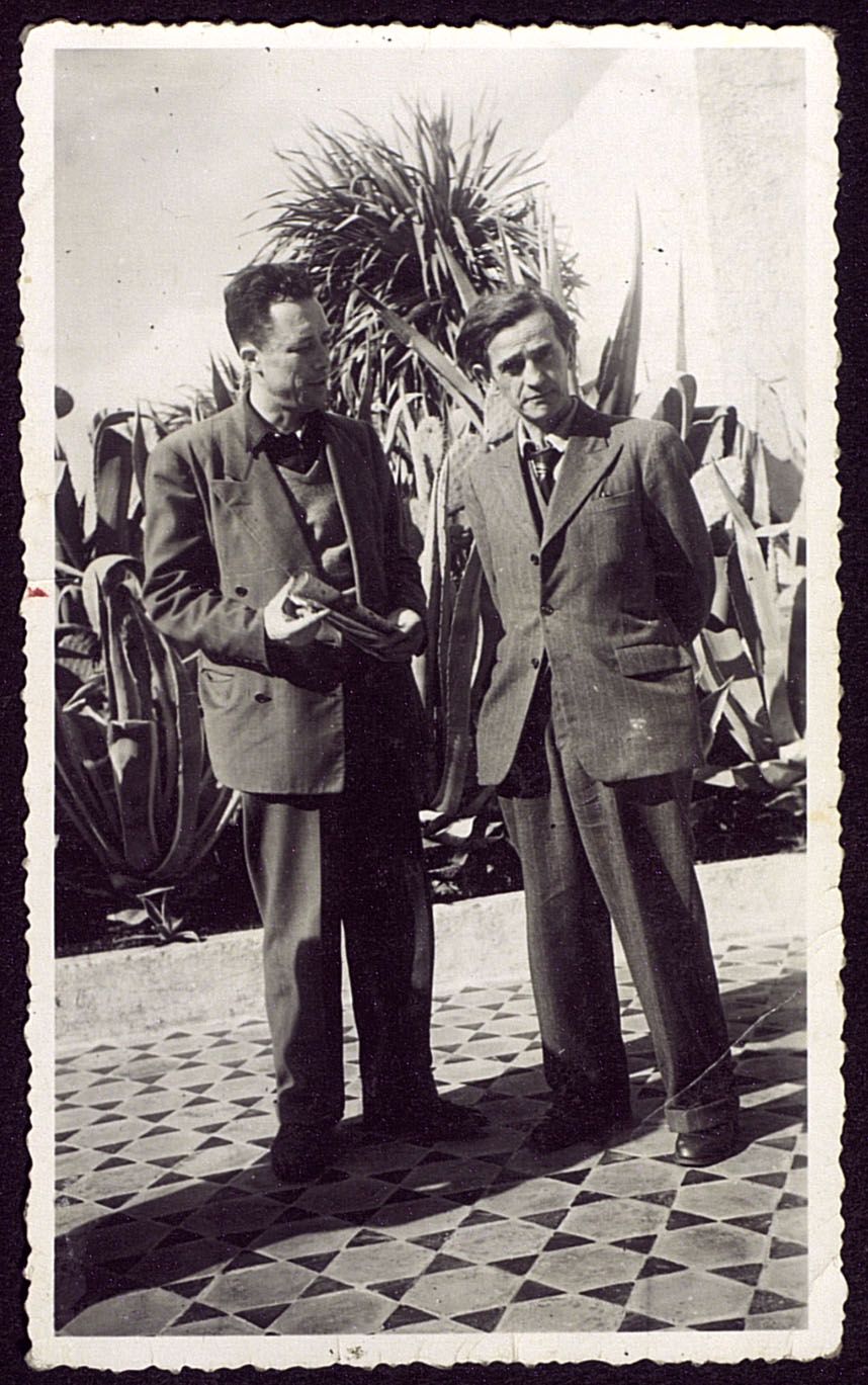 Albert Camus et Louis Guilloux à Sidi-Madani, en 1948