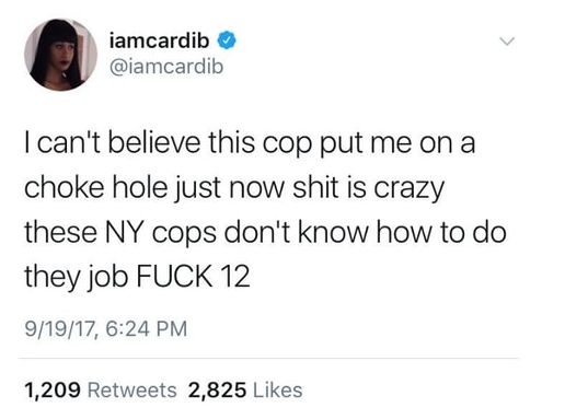 Cardi B - Tweet