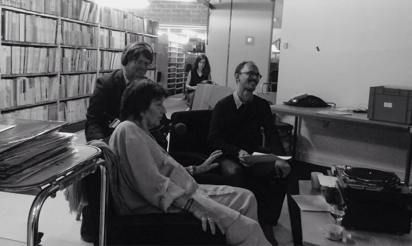 Anne Sylvestre au micro de Matthieu Conquet dans les archives musicales de Radio France
