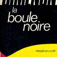 Couverture du roman de Georges Simenon "La Boule noire", 1955