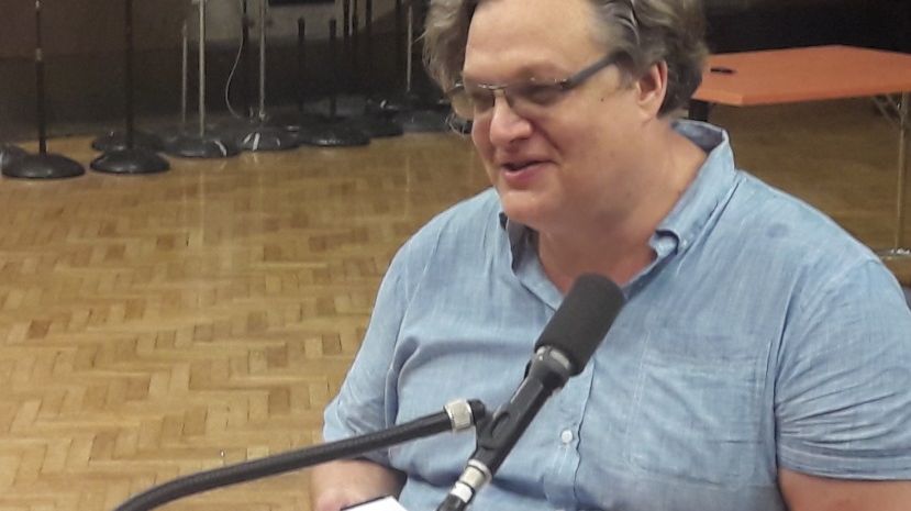 Philippe Franck au studio 107 de Radio France