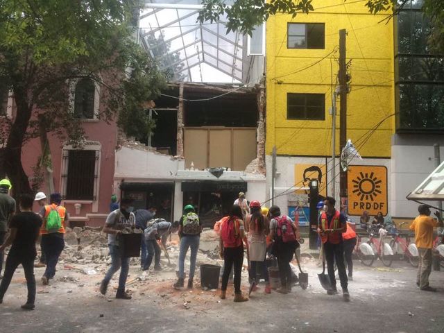 Séisme à Mexico