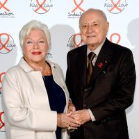 Pierre Bergé avec Line Renaud en 2014